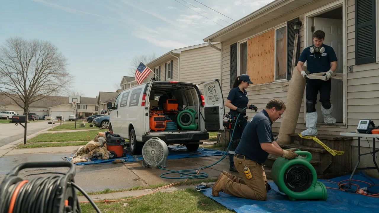 Water Damage Restoration in Kewaskum, WI near me
